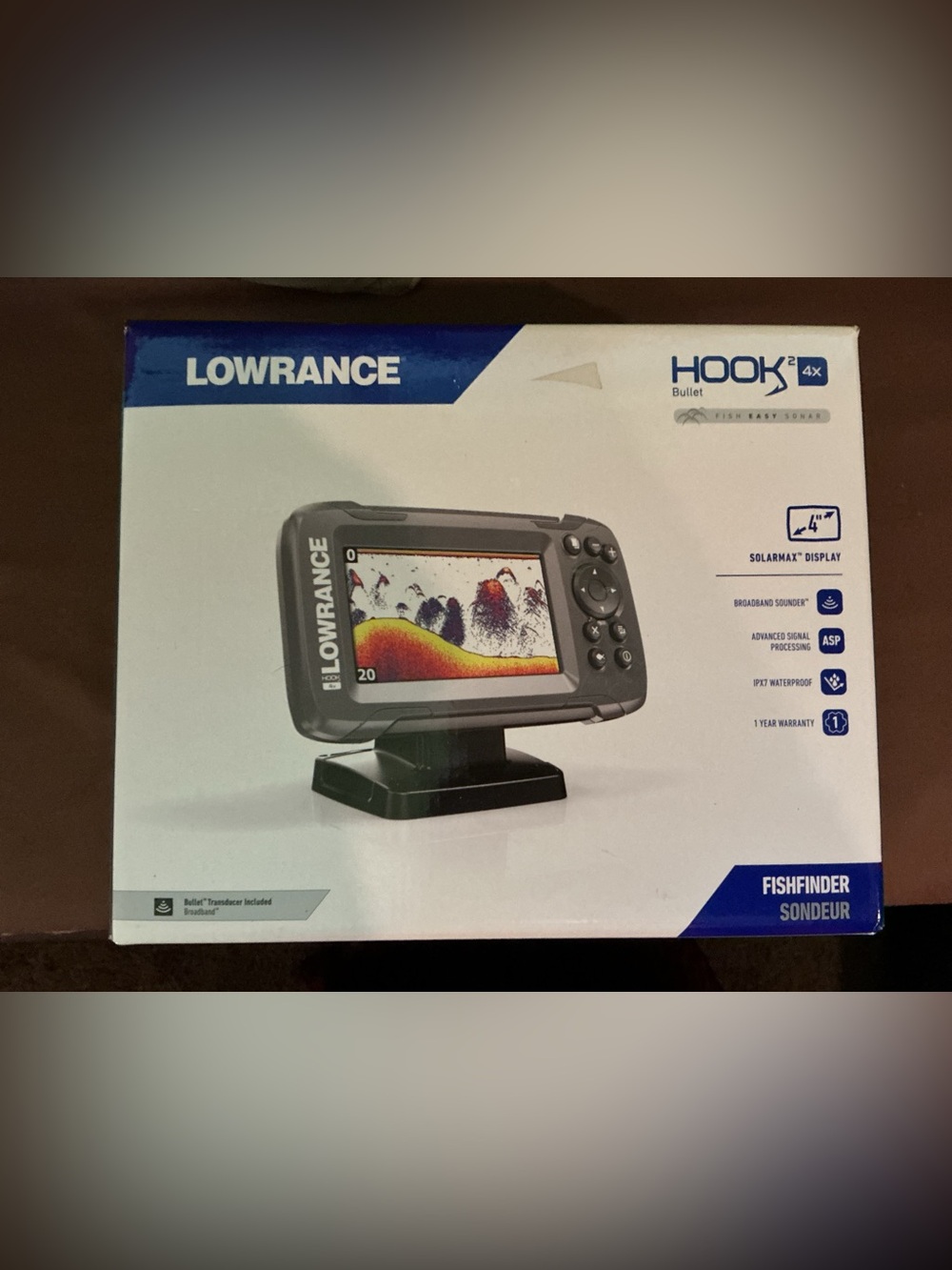 Hook4x Bullet Fishfinder - Gray
